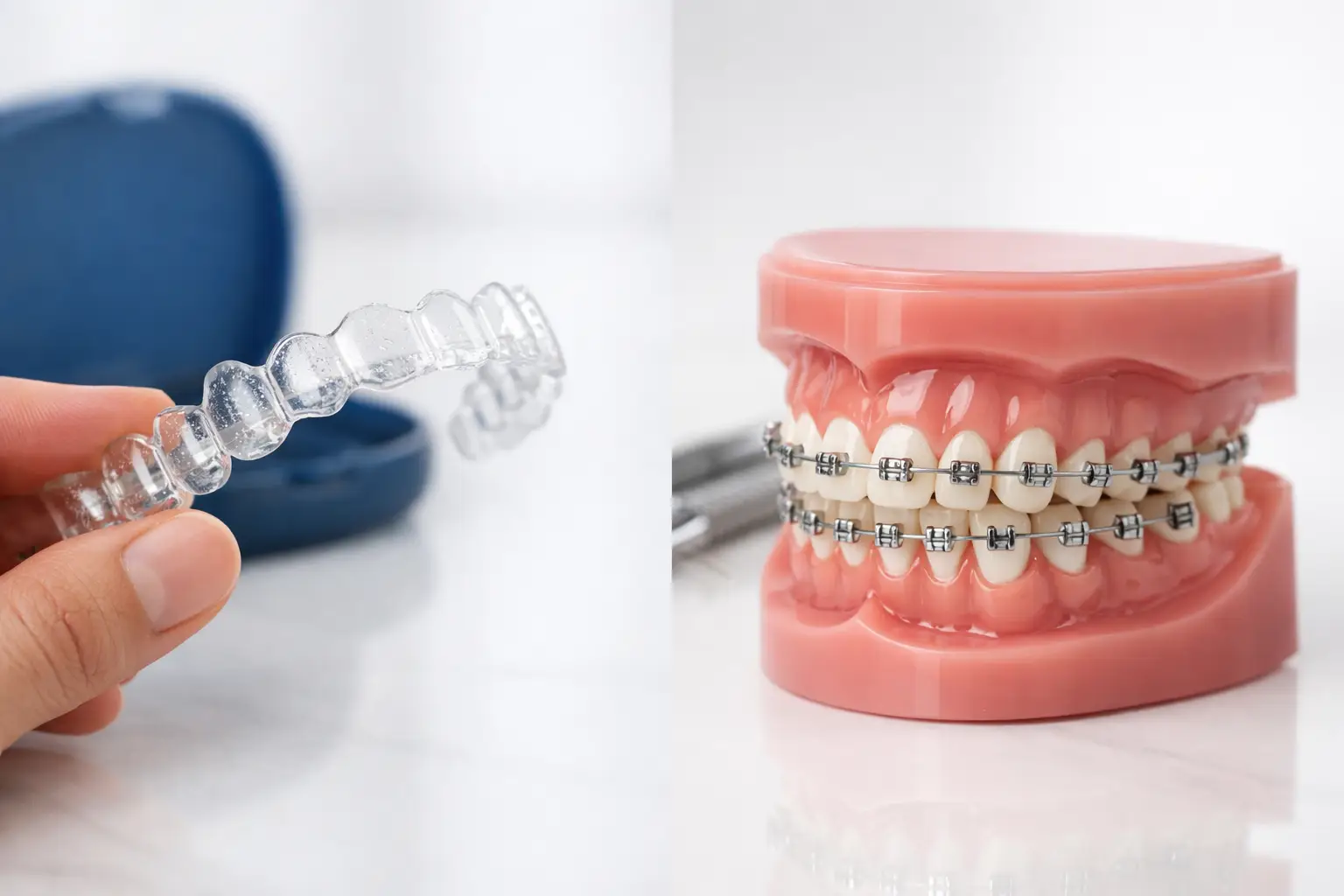 Invisalign vs aparat dentar – ce alegi?