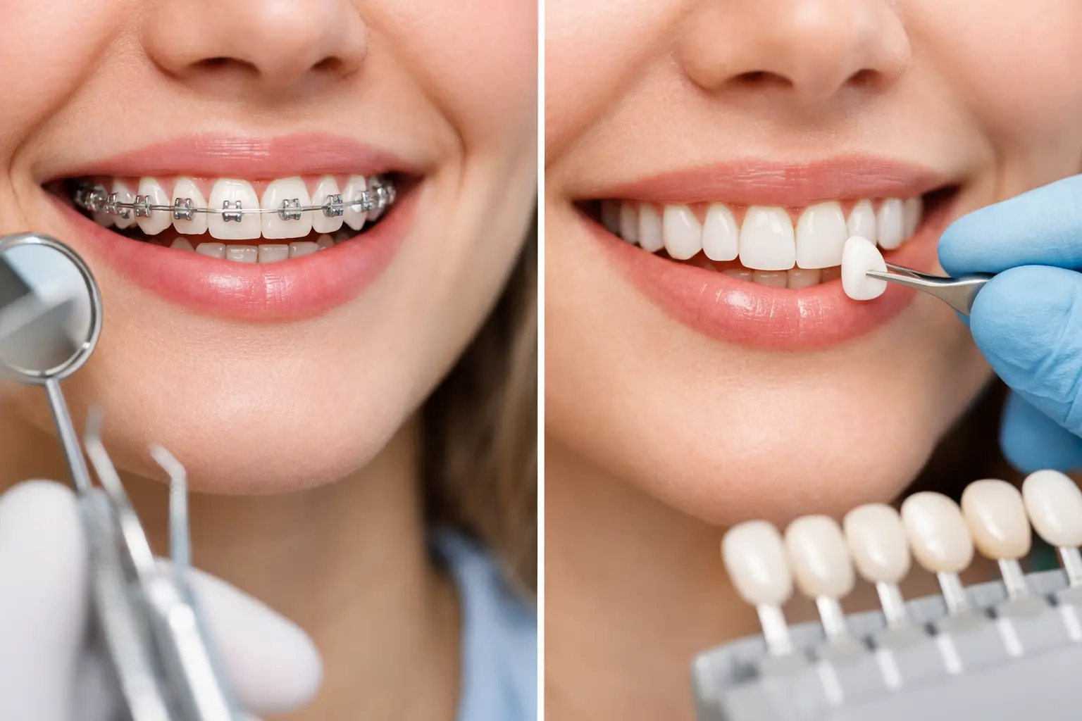 Aparat dentar sau fațete? Alegerea potrivită